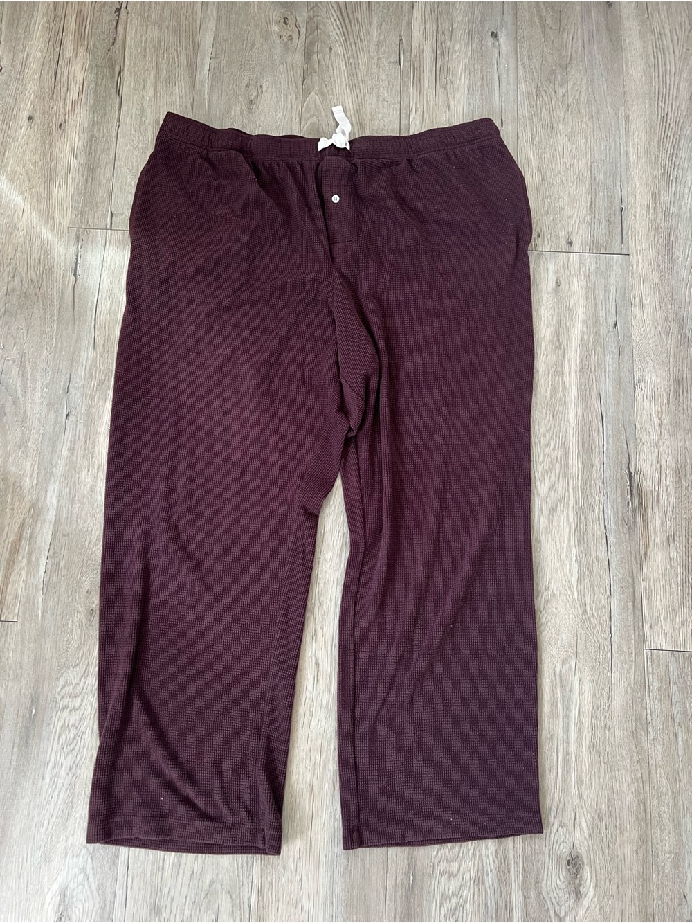 Joe Fresh Waffle Knit Lounge Pants in Plum